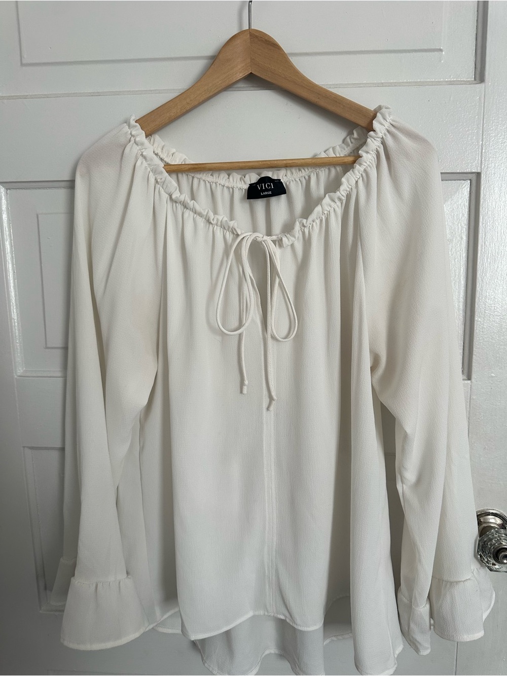 VICI White Peasant Blouse